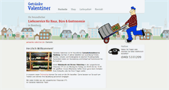 Desktop Screenshot of getraenke-valentiner.de